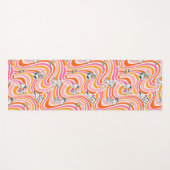 Snoopy & Woodstock Groovy Vibes Sinaasappel Patter Yogamat (Voorkant (horizontaal))