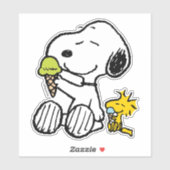 Snoopy & Woodstock Ijsjes Sticker (Vel)