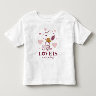 Snoopy & Woodstock - Liefde is Snuggles en Cuddles Kinder Shirts