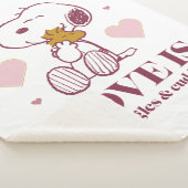 Snoopy & Woodstock Love is Snuggles & Cuddles Sherpa Deken (3/4)