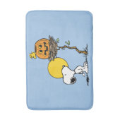 Snoopy & Woodstock Nest met Jack O' Lantern Badmat (Voorkant Verticaal)