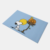 Snoopy & Woodstock Nest met Jack O' Lantern Deurmat (Schuin)