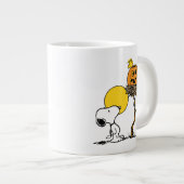 Snoopy & Woodstock Nest met Jack O' Lantern Grote Koffiekop (Voorkant rechts)
