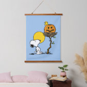 Snoopy & Woodstock Nest met Jack O' Lantern Hangend Wandkleed (Slaapkamer)