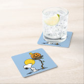 Snoopy & Woodstock Nest met Jack O' Lantern Kartonnen Onderzetters (Insitu)