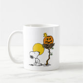 Snoopy & Woodstock Nest met Jack O' Lantern Koffiemok (Links)