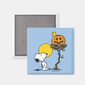 Snoopy & Woodstock Nest met Jack O' Lantern Magneet (Voorkant / Achterkant)