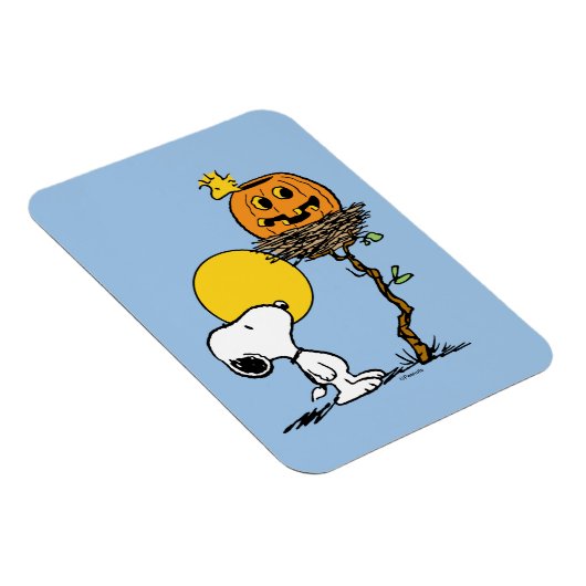Snoopy & Woodstock Nest met Jack O' Lantern Magneet (Rechterzijde)