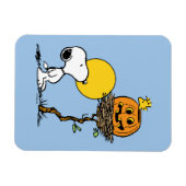 Snoopy & Woodstock Nest met Jack O' Lantern Magneet (Horizontaal)