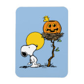 Snoopy & Woodstock Nest met Jack O' Lantern Magneet (Verticaal)