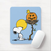 Snoopy & Woodstock Nest met Jack O' Lantern Muismat (Met muis)