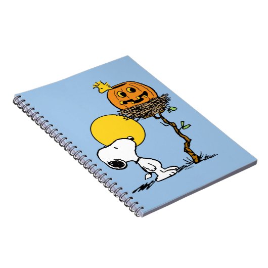 Snoopy & Woodstock Nest met Jack O' Lantern Notitieboek (Rechterzijde)