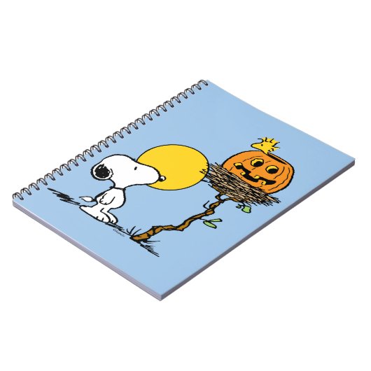 Snoopy & Woodstock Nest met Jack O' Lantern Notitieboek (Linkerzijde)