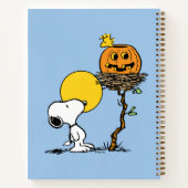 Snoopy & Woodstock Nest met Jack O' Lantern Notitieboek (Achterkant)