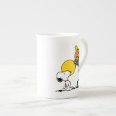 Snoopy & Woodstock Nest met Jack O' Lantern Porselein Kop (Voorkant rechts)