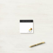 Snoopy & Woodstock Nest met Jack O' Lantern Post-it® Notes (Op bureau)