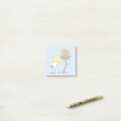 Snoopy & Woodstock Nest met Jack O' Lantern Post-it® Notes (Op bureau)