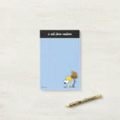 Snoopy & Woodstock Nest met Jack O' Lantern Post-it® Notes (Op bureau)