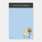 Snoopy & Woodstock Nest met Jack O' Lantern Post-it® Notes (Voorkant)
