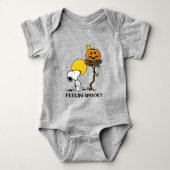 Snoopy & Woodstock Nest met Jack O' Lantern Romper (Voorkant)