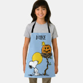 Snoopy & Woodstock Nest met Jack O' Lantern Schort (Insitu)