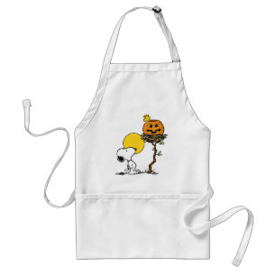 Snoopy & Woodstock Nest met Jack O' Lantern Standaard Schort