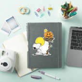 Snoopy & Woodstock Nest met Jack O' Lantern Sticker (iPad Cover)