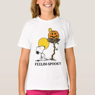 Snoopy & Woodstock Nest met Jack O' Lantern T-shirt