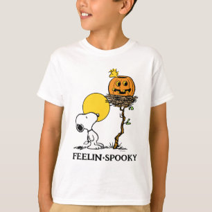 Snoopy & Woodstock Nest met Jack O' Lantern T-shirt