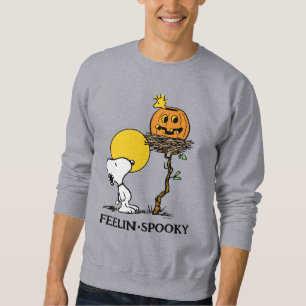 Snoopy & Woodstock Nest met Jack O' Lantern Trui