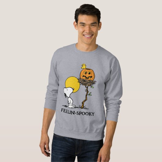 Snoopy & Woodstock Nest met Jack O' Lantern Trui (Voorkant volledig)