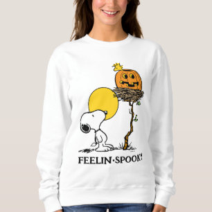 Snoopy & Woodstock Nest met Jack O' Lantern Trui