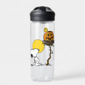 Snoopy & Woodstock Nest met Jack O' Lantern Waterfles (Voorkant)