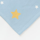 Snoopy & Woodstock | Over the Moon Baby Shower Fleece Deken (Hoek)