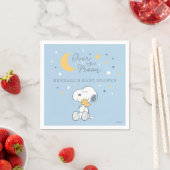 Snoopy & Woodstock | Over the Moon Baby Shower Nap Servet (Insitu)