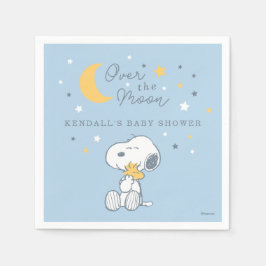 Snoopy & Woodstock | Over the Moon Baby Shower Nap Servet