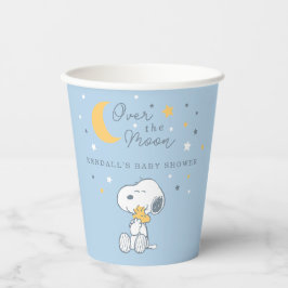 Snoopy & Woodstock | Over the Moon Baby Shower Pap Papieren Bekers