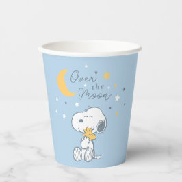 Snoopy & Woodstock | Over the Moon Baby Shower Pap Papieren Bekers