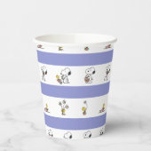Snoopy & Woodstock Paasband Patroon Papieren Bekers (Links)