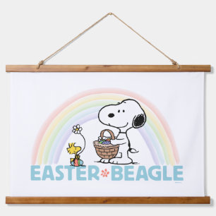 Snoopy & Woodstock - Paasbeagle Hangend Wandkleed