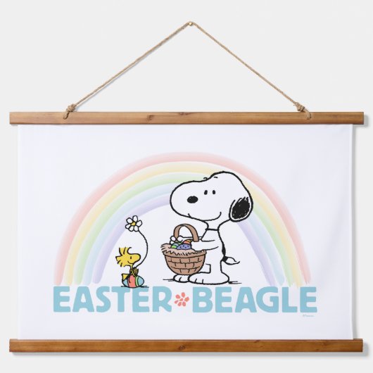 Snoopy & Woodstock - Paasbeagle Hangend Wandkleed (Voorkant)