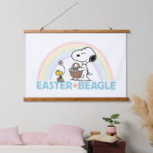 Snoopy & Woodstock - Paasbeagle Hangend Wandkleed (Slaapkamer)