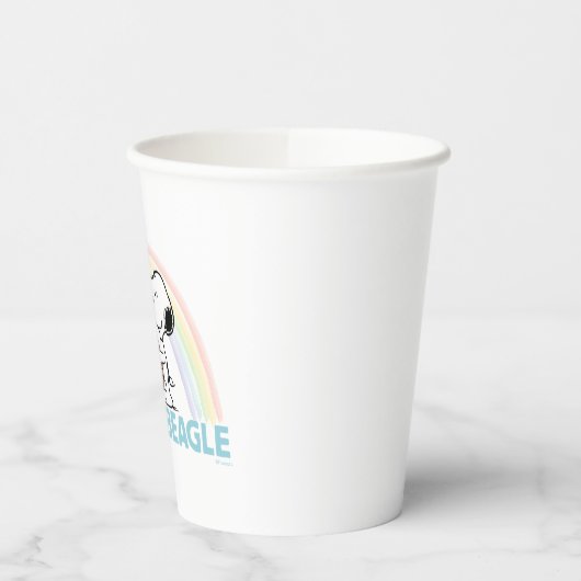 Snoopy & Woodstock - Paasbeagle Papieren Bekers (Links)