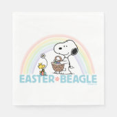 Snoopy & Woodstock - Paasbeagle Servet (Voorkant)