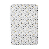 Snoopy & Woodstock Pattern Badmat (Voorkant Verticaal)
