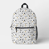 Snoopy & Woodstock Pattern Bedrukte Rugzak (Voorkant)