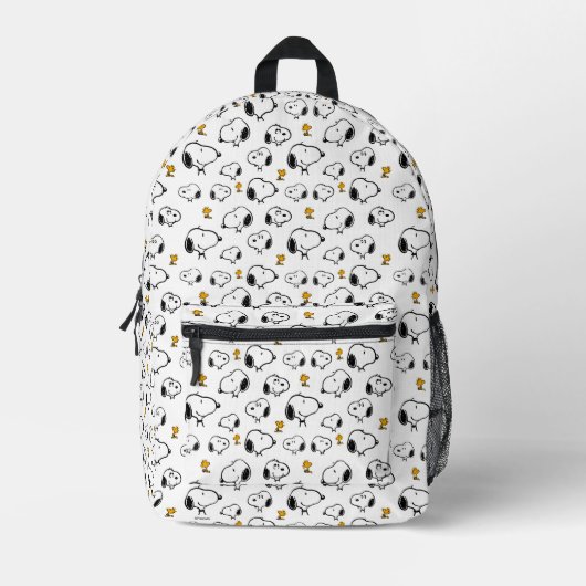 Snoopy & Woodstock Pattern Bedrukte Rugzak (Voorkant)