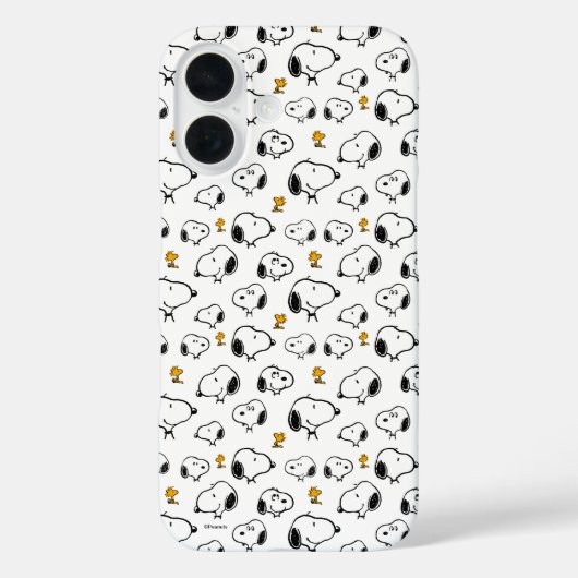 Snoopy & Woodstock Pattern Case-Mate iPhone Case (Achterkant)