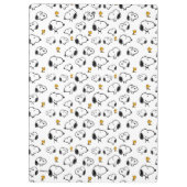 Snoopy & Woodstock Pattern Klembord (Achterkant)