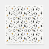 Snoopy & Woodstock Pattern Servet (Voorkant)